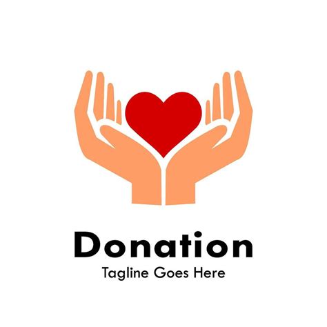 donation logo design.